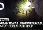 Longsor Sukabumi: Korban Sempat Bertahan Hidup Sebelum Tewas Tertimbun