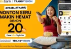 Nonton TV Berlangganan Makin Hemat dengan Diskon 20% Pakai Allo Paylater