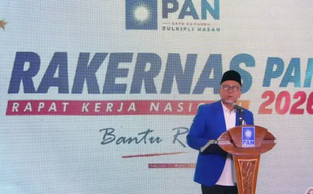 Rakernas PAN 2026: Zulkifli Hasan Tegaskan Koalisi Abadi dengan Gerindra