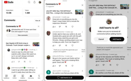 YouTube Kini Izinkan Kreator Menyukai Komentar Video Secara Massal