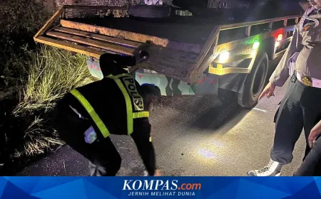 Tabrak Truk Parkir di Jombang, Ibu dan Balita Tewas Seketika