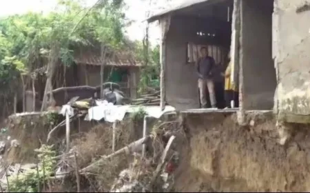 Longsor di Bantaran Kali Cikarang Rusak 4 Rumah, Warga Mendesak Pembangunan Tanggul