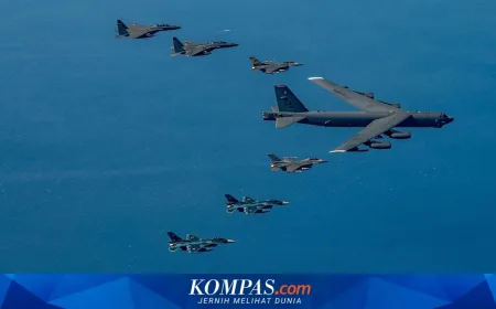AS Mengerahkan Bomber B-52 untuk Misi Penerbangan di Wilayah Daratan Iran