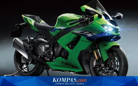 Kawasaki Ninja ZX-10R 2026 Hadir dengan Revisi Aerodinamika dan Fitur Modern