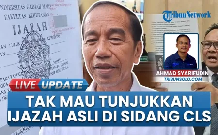 Jokowi Tolak Tunjukkan Ijazah di Sidang CLS Solo, Kuasa Hukum Jelaskan Alasannya