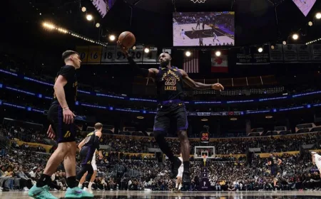 LeBron dan Luka Catat Rekor Baru dalam Kemenangan Lakers atas Cavaliers