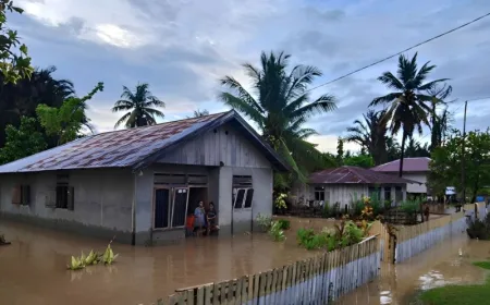 Banjir di Balantak Utara Terjang 10 Rumah, Warga Diminta Waspada Cuaca Ekstrem