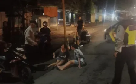 Kecelakaan Tunggal di Simpang Pagutan Mataram: Dua Pemotor Luka-luka