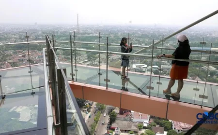Panorama Kota dari 22nd Sky Lounge Trans Hotel Jakarta yang Memukau