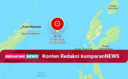 Longsor di Gorontalo Akibat Gempa 7,6 M Sulut-Malut, Jalan Terputus