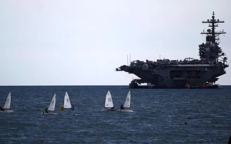 Kapal Induk Nuklir USS George HW Bush Dikirim ke Timur Tengah, Apa Maksudnya?