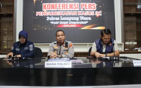 Polres Lampung Utara Tangkap 5 Pelaku Curanmor dan Pembobol Rumah, Bukti Keamanan Ditingkatkan