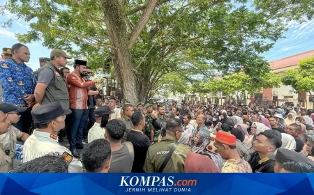 Penyintas Banjir Aceh Timur Demo Tuntut Transparansi Data Bantuan Korban