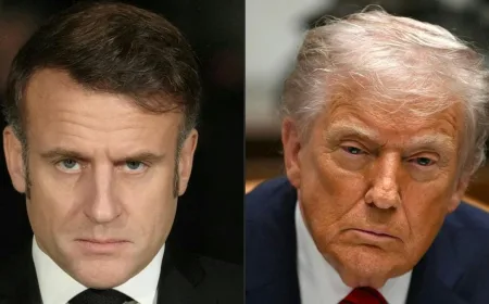 Macron Balas Pedas Ejekan Trump Soal Istri dan Kehidupan Pribadi