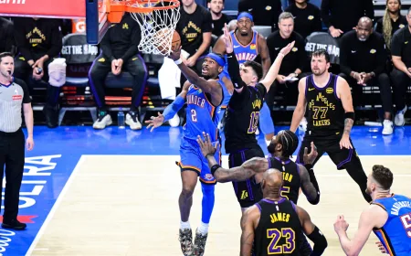 Lakers Gagal Hentikan Laju Thunder, Shai Gilgeous-Alexander Cetak 28 Poin