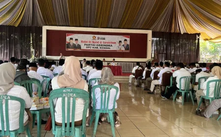 Halalbihalal Partai Gerindra Kendal: Momentum Perkuat Jaringan dan Kawal Program Pemerintah