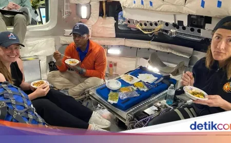 Menu Makanan Khusus Astronaut Artemis 2 Selama Perjalanan ke Bulan