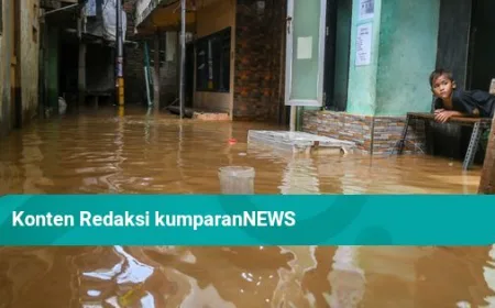 Banjir Jakarta Pagi Ini: 4 Ruas Jalan dan 1 RT Terendam, Waspada!