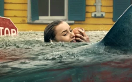 Thrash: Phoebe Dynevor Hadapi Ancaman Hiu dan Badai Dahsyat di Netflix