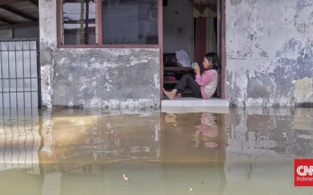 Banjir Melanda 5 RT di Jakarta Barat Akibat Meluapnya Kali Pesanggrahan