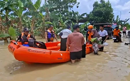 BNPB Laporkan Jumlah Pengungsi Banjir Demak Meningkat Jadi 2.839 Jiwa