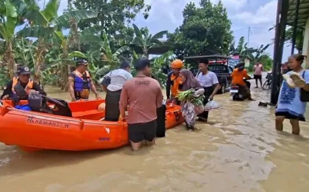 BPBD Demak Laporkan 2.839 Jiwa Mengungsi Akibat Banjir Luapan Sungai Tuntang