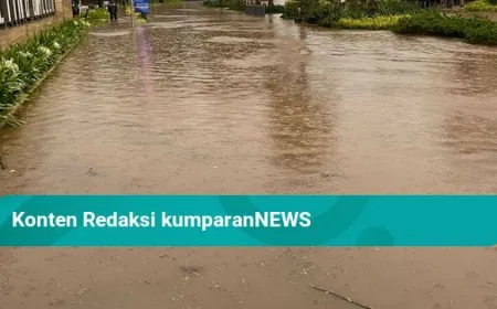 Banjir Pamulang-Serpong Sebabkan Kemacetan Parah Hingga 3 KM