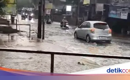 Banjir Tangsel: Kali Meluap Usai Hujan Deras Sebabkan 2 Titik Terendam