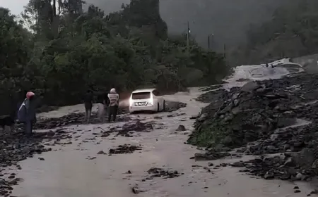 Akses Jalan Trans Touna Kembali Normal Setelah Banjir, Bisa Dilalui Kendaraan
