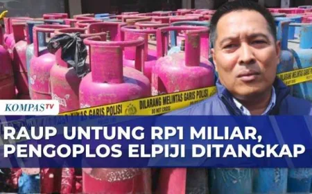 Sindikat Oplos Elpiji di Jawa Tengah Raup Rp1 Miliar per Bulan, Terbongkar Polisi