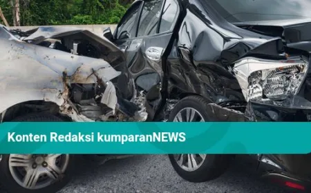 Tabrakan Beruntun 3 Mobil di Tol JORR KM 38,800: 4 Luka, Termasuk 2 Balita