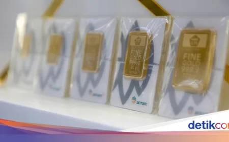 Harga Emas Antam Naik Rp 50 Ribu per Gram, Ini Pergerakan Lengkap Pekan Ini