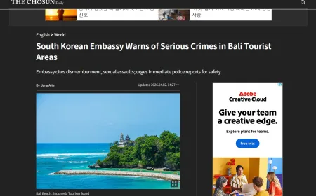 Travel Warning ke Bali dari Korsel Viral, Ini Fakta Kasus Kriminal Terhadap Turis Asing