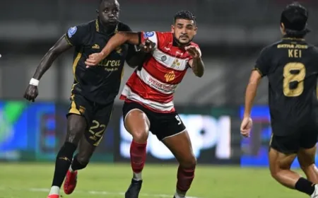 Hasil Madura United vs Borneo FC: Menang 3-1, Pesut Etam Dekati Persib di Klasemen
