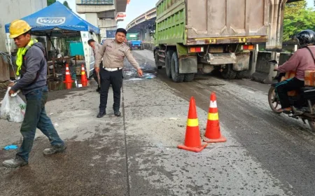 Pemotor Tewas Terlindas Truk Kontainer di Pademangan, Ini Kronologinya