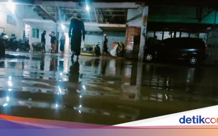 Banjir di Cianjur Terjang 7 Desa, Rumah dan Jalan Tergenang hingga 1 Meter