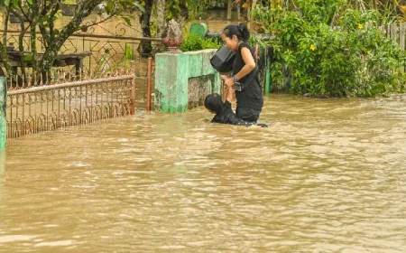 Banjir Bengkulu Rendam Ratusan Rumah dengan Ketinggian Air hingga 130 cm