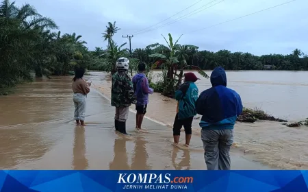 Banjir dan Longsor Bengkulu Terjang 5 Kecamatan, Ratusan Rumah dan Kantor Polsek Terendam