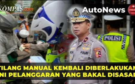 Tilang Manual Kembali Berlaku untuk Sanksi Pelanggaran Pemicu Kecelakaan