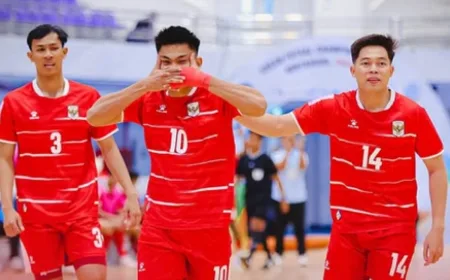 Hasil Babak Pertama Timnas Futsal Indonesia vs Brunei Darussalam: Garuda Kuasai 6-0