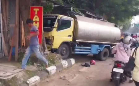 Kecelakaan Maut Truk Tangki di Cirebon: 1 Tewas dan 3 Luka-Luka