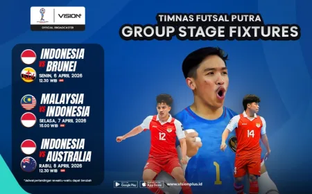 Jadwal dan Link Live Streaming Timnas Futsal Indonesia vs Malaysia di Piala AFF 2026