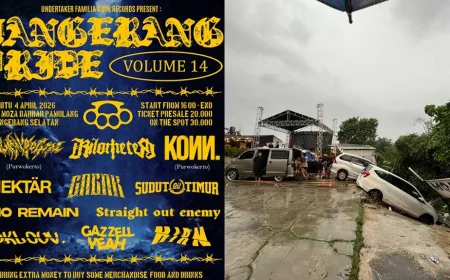 Acara Musik Hardcore Tangerang Pride 14 Batal Karena Longsor, Dua Mobil Terperosok