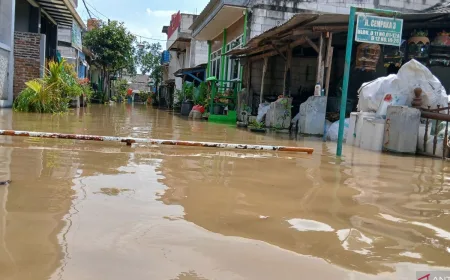 Banjir Satu Meter di Tigaraksa Rendam 70 KK, Tanggul Jebol Jadi Penyebab Utama