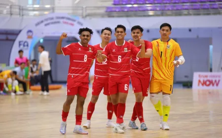 Hector Souto Puas Timnas Futsal Indonesia Menang Telak 7-0 atas Brunei di Piala AFF 2026