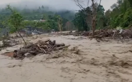 Banjir Bandang Kembali Landa Aceh Tengah, Dua Jembatan Darurat Ambruk