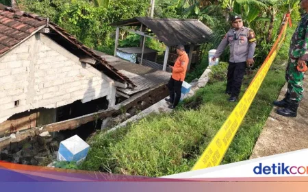 Talud Jalan Longsor 10 Meter Timpa Rumah Warga Tulungagung, Ini Dampaknya