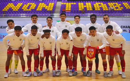 Adu Ranking FIFA Timnas Futsal Indonesia vs Malaysia, Jauh Bak Bumi dan Langit