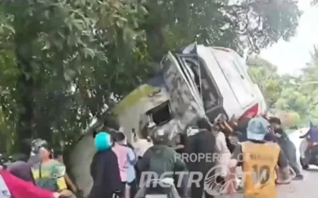 Bus Damri Sintang-Pontianak Terguling di Sanggau, 1 Tewas dan Puluhan Luka-luka