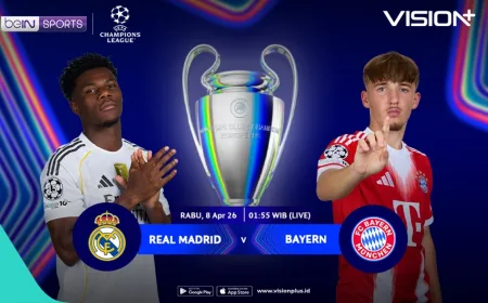 Link Live Streaming Real Madrid vs Bayern Munich Perempatfinal Liga Champions 2025-2026